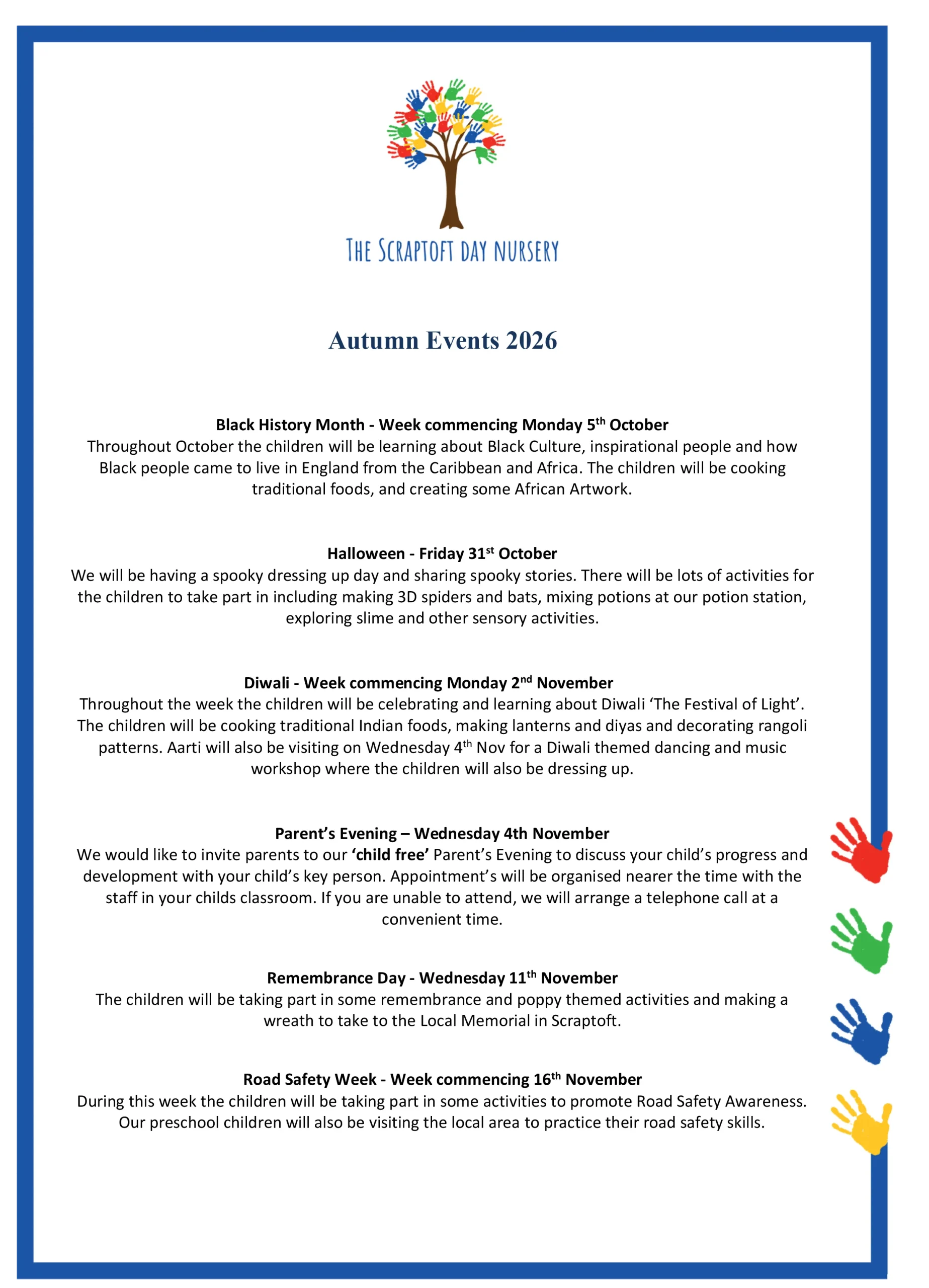 Scraptoft Christmas Events 2025